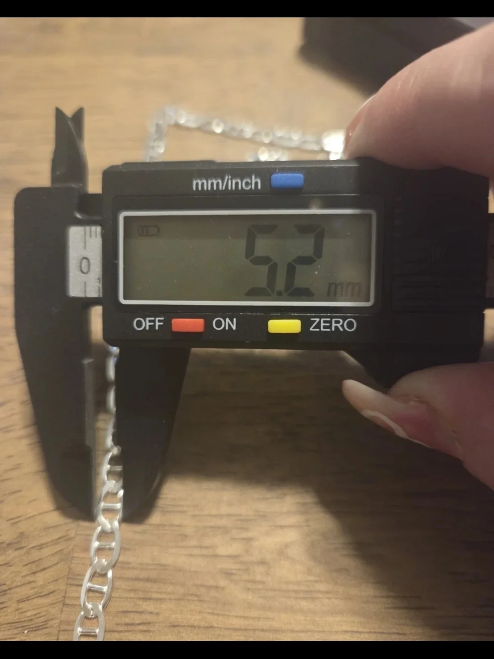 925 Sterling Silver 22in 5.2mm Mariner 7in 4.4mm Bracelet And Mossinate Cross
